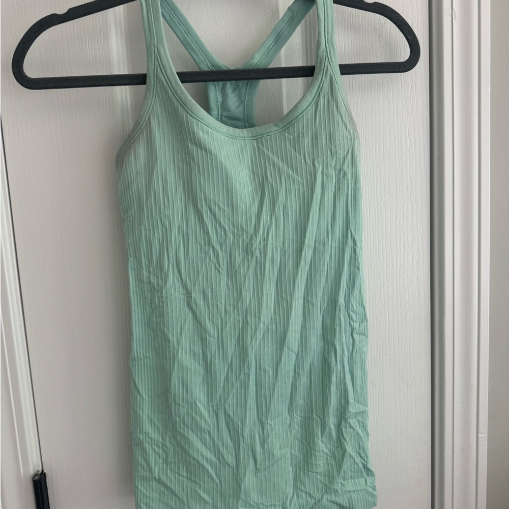 Lululemon Athletica Light Green Tank Top